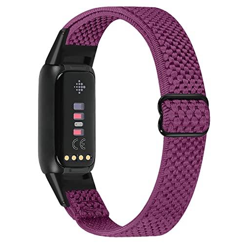 Runostrich �R���p�`�u�� Fitbit Luxe/Fitbit Luxe Special Edition SE �i�C�����e���X�|�[�c�o���h�����p�X�g���b�`�o���h �X�g���b�v �����\�ȐL�k���x���g �y�� �ʋC�� �X�gfor Fitbit Luxe