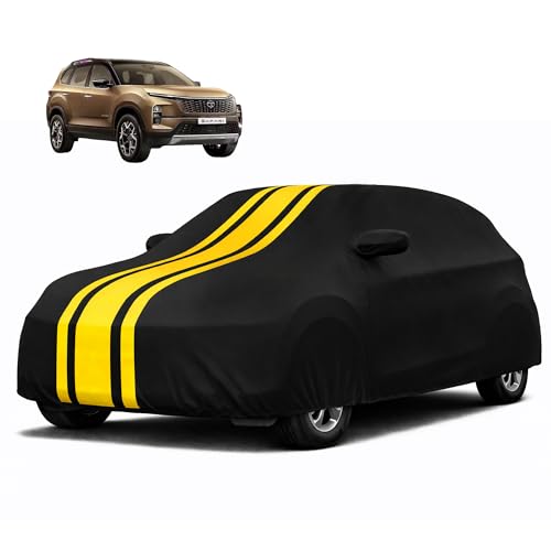 Image of Autofy Car Cover Waterproof CARIZMA for Tata Safari [Year 2021 Onwards] - Safari Car Cover Dust & UV Protection Safari Car Body Cover with Mirror Pocket Soft Cotton Lining