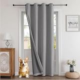Usages Polyvalents - Ce rideau en tissu épais non seulement permet de aider à empêcher la lumière du soleil de frapper directement les meubles, les sols et la décoration intérieure, ralentissant ainsi leur décoloration et leur détérioration dues à une exposition prolongée au soleil mais aussi une décoration intérieure.