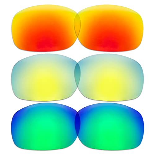 Lentilles pour Oakley Ten X - Pack de 3 couleurs de remplacement