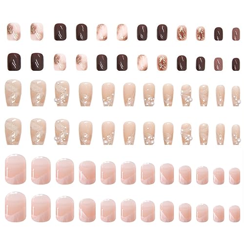 Tadipri 4 Estils Prensa En Uñas Postizas Para Niñas Para Manicura Y Diseños Uñas Diy Uñas Acrilicas Postizass Para Niñas