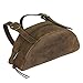 TrailMax Leather Pommel Pocket Horse Saddle Bag for Western Or Endurance Saddle, Premium Leather with Brass Buckles, Part of The Leather & Canvas Collection