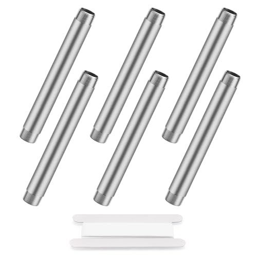 Home TZH 1/2 inch by 6 inch Stainless Steel Pipe