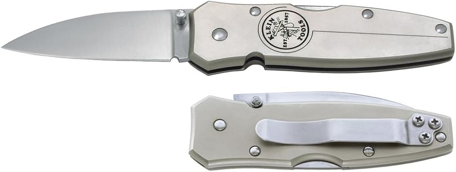 Klein Tools 44001 Lightweight Lockback Knife 2-1/2-Inch Drop-Point Blade