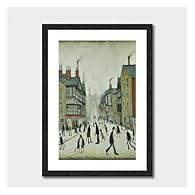Framed Lowry-Style PrintFramed Lowry-Style Print. This is a lightweight framed print. A4 size print, 30cm x 21cm, the frame border is just over 3cm wide and around 2cm thick. It can be free standing or wall hanging. Giclée art print. Several designs ...