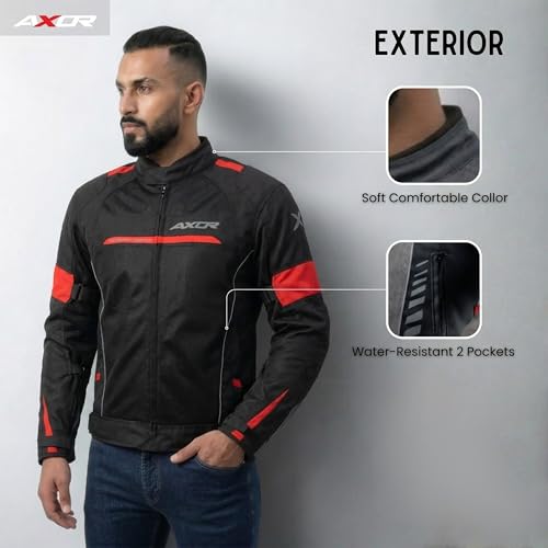Axor Cruise 2 Jacket Black Red-M - Image 6