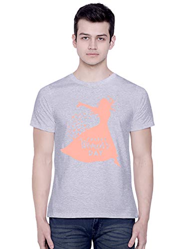 Image of CreativiT Graphic Printed T-Shirt for Unisex International Women's Day Tshirt | Casual Half Sleeve Round Neck T-Shirt | 100% Cotton | D00271-48