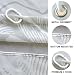 Cortina de ducha blanco 180x230 Textil! 180 Ancho 230 ALTO incl. Anillo!...