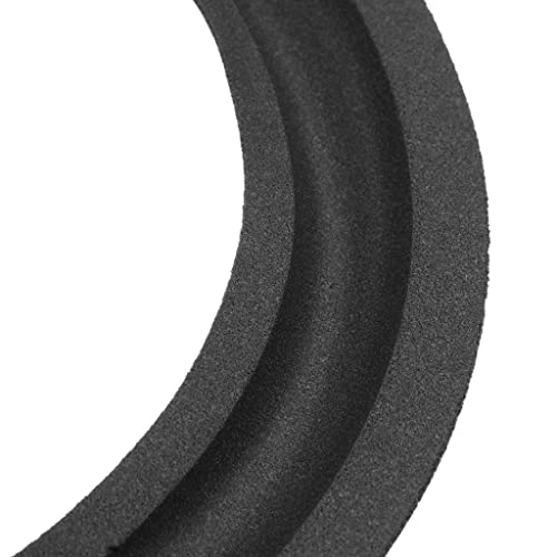 Ｋｌｋｃｍｓ 2X Universal 10'' Audio Speaker Sponge Foam Speaker Edge Repair Accessories Easy To 0Inch Black #TOP6