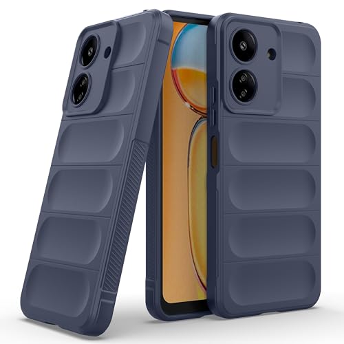 Image of Amazon Basics Back Case Cover for Mi Redmi 13C 4G (Silicone Sapphire)