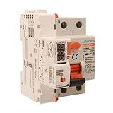 Interruttore Differenziale Riarmo Automatico 16A, Salvavita Tipo A 30mA, 3 Tentativi (10s/60s/300s), Occupa 3 Moduli DIN, RCCB 1P+N 6kA 220V, Display A Led