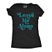 Womens Leave Me Alone T Shirt Funny Introvert Sarcastic Hipster Antisocial Tee Funny T Shirts Introvert Tops for Women Cool Drinking Top Women's Novelty Black - M