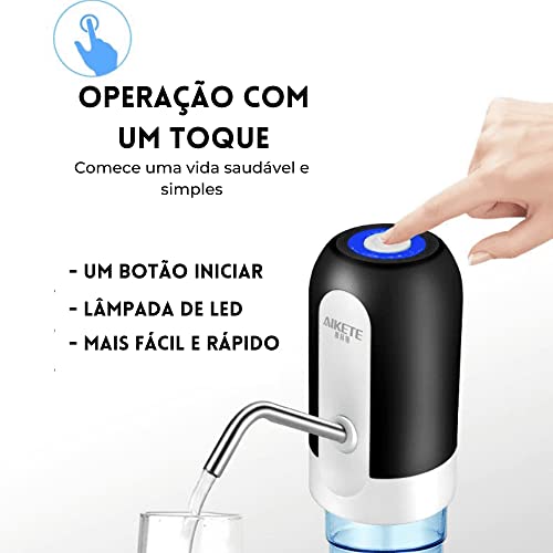 Bomba De Galão Elétrica Bebedouro Água Torneira Recarregável