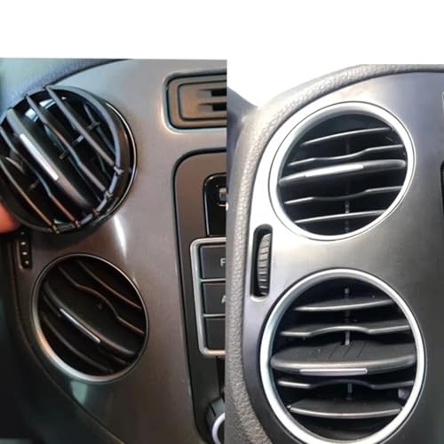 Grille aération avant pour VW 2010-2017 buse climatisation noire