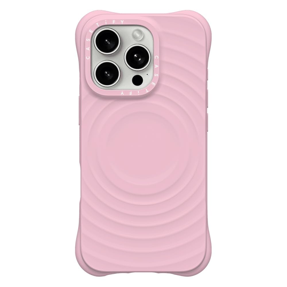 CASETiFY プリムローズピンク iPhone16ケース Amazon.com: CASETiFY Ripple Case for iPhone 16 [Silicone