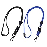 2 piezas de cordón para el cuello, llavero con clip de seguridad, correa...