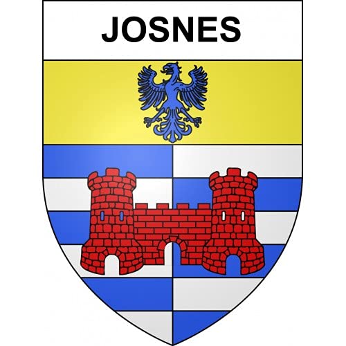 Josnes 41 ville sticker blason écusson autocollant adhésif - Taille : 4 cm