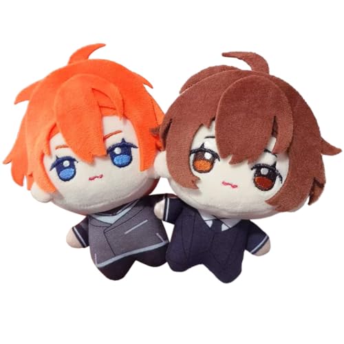 Porte-clés en peluche Nakahara Chuuya coussin rembourré manga BSD 10cm