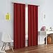 Eclipse Kids Kendall Blackout Thermal Curtain Panel,Chili,63-Inch
