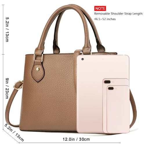 Image of CHICAROUSAL Purses and Handbags for Women Leather Crossbody Bags Women's Tote Shoulder Bag