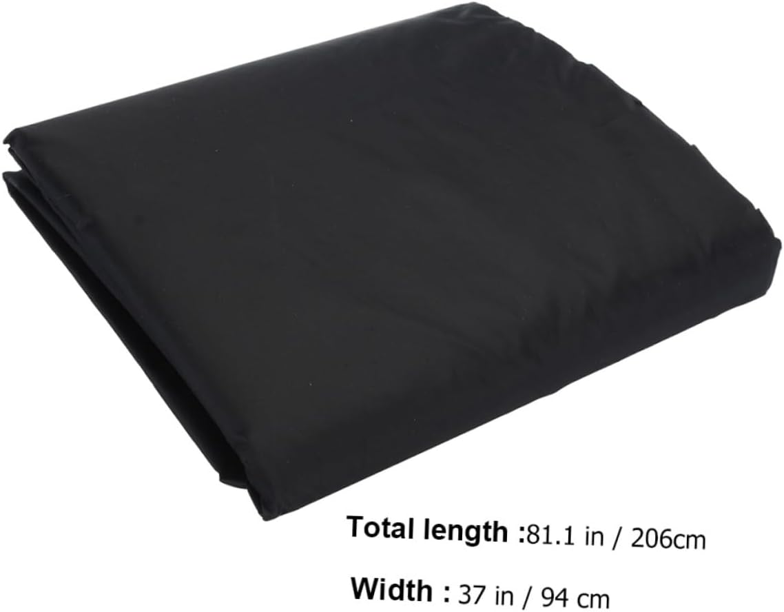 Treadmill Dust Cover Practical Home Accessory for Outdoor Use Black Protects Against Rain and Dirt Durable Material