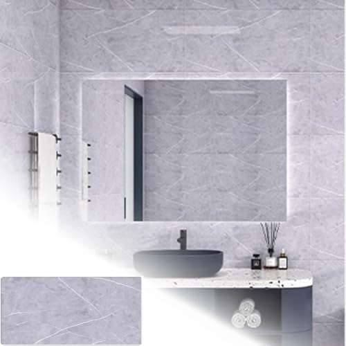 Dalle de plafond Revêtement Mural Imperméable Pour Salle De Bain (30 X 60 Cm), Carrelage Adhésif Pour Caravane/camping-car, Dalles De Plafond En Polystyrène Autocollantes(5 pcs)