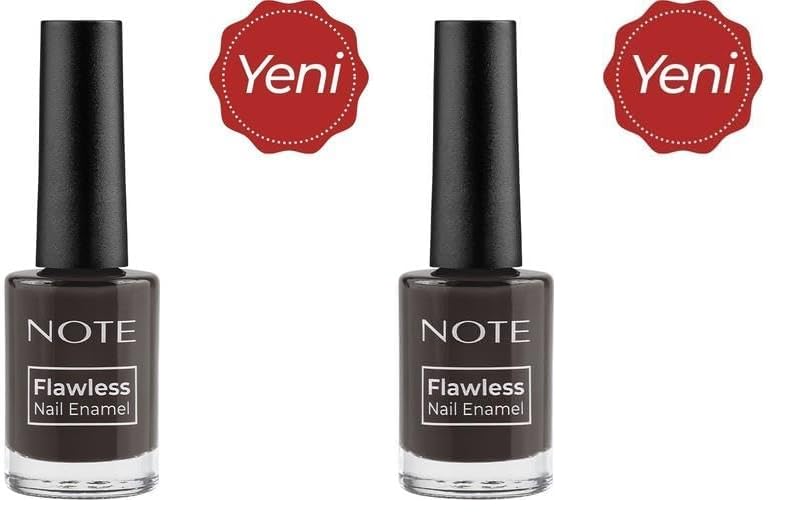 Note Nail Flawless Oje 70 Mystery Night, Siyah (2 paketi)