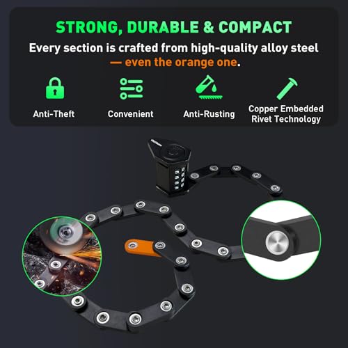 VitoUrbane Folding Combination Lock