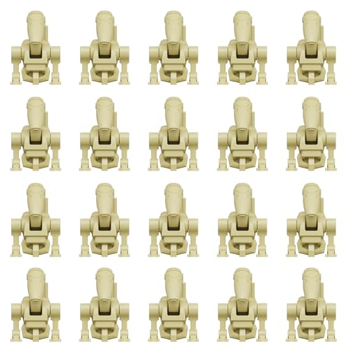 20pcs B1 Clankers Battle Robots, Clone Army Building, 20 Figures, Battle Pack with Accessories