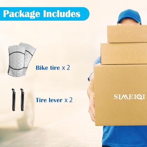 SIMEIQI Pair of Bike Tires BMX for Kids 12.5″/14″/16″/