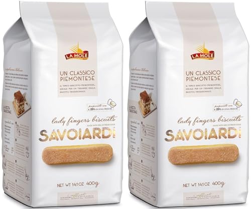La Mole - Savoiardi Lady Fingers 800g (2 x 400g) | Italian Biscuits