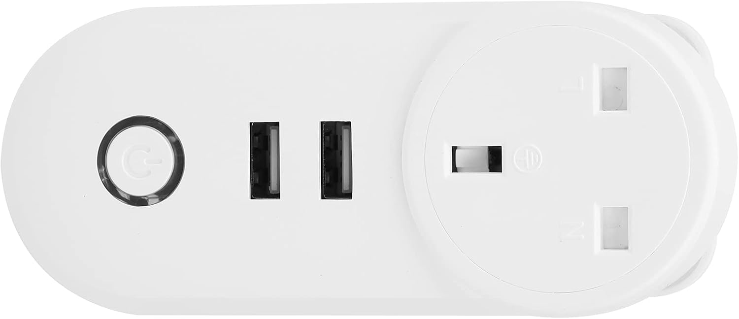 Smart Plug LSPA2 100?240VAC 220v Smart Plug for Air Conditioner,Mini Remote Control Power Socket with Timer Function Compatible with,UK Plug