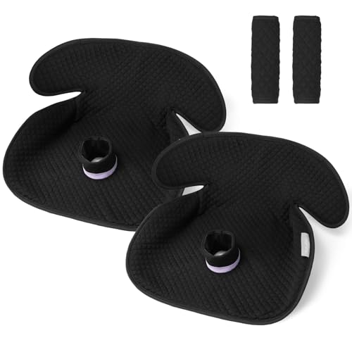 TinlyFinly Baby Potty Training Car Seat Protector Cover, 2 Pack, Black