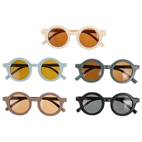 La mejor selección de Gafas y accesorios para Niño al mejor precio. 48 KOMBIUDA 5pares Gafas De Sol Divertidas Para Niño Niña De Lentes Redondos Accesorios Para Fiestas Infantiles y Cosplay