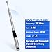 Superbat CB Antenna 27MHz Telescopic CB Radio Antenna Handheld Rod Portable Radio Antenna BNC Male Connector Compatible with Cobra Midland Uniden CB Radio