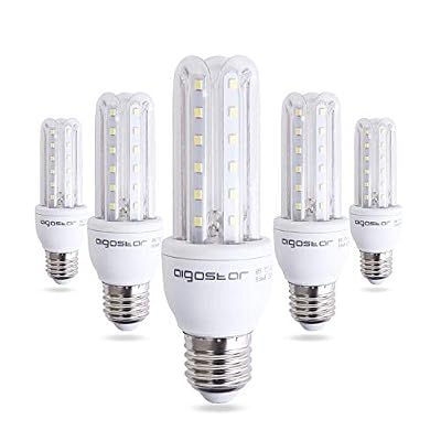 Aigostar 176051 - Bombilla LED T3 3U de 9W, rosca grande y luz fría, A+, 230V, E27 | Ya disponible en tu tienda friki favorita! En mundofriki.es! Aigostar 176051 - Bombilla LED T3 3U de 9W, rosca grande y luz fría, A+, 230V, E27 | Ya disponible en tu tienda friki favorita! En mundofriki.es!
