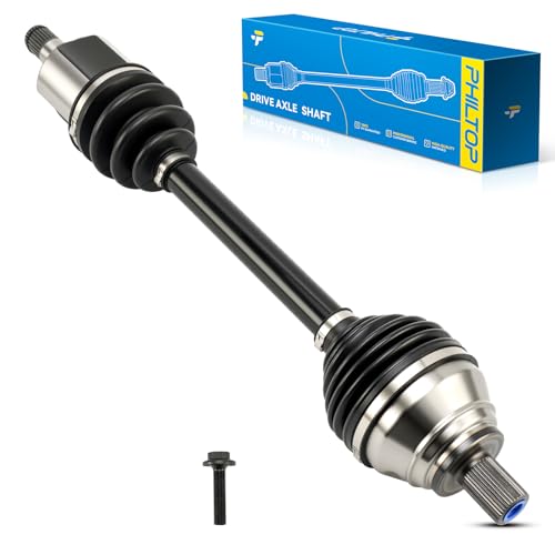 PHILTOP Front Left CV Axle Shaft for Volkswagen Jetta 2005-2018, Volkswagen Golf 2010-2018, Volkswagen Passat 2006-2009, Volkswagen Rabbit 2006-2009, 66-7333 CV Axle Shaft Assembly 1 PCS