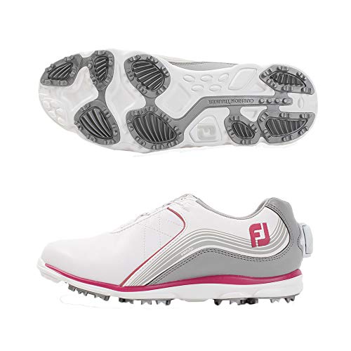 Foot Joy シューズ WO PROSL Boaシューズ レディス ホワイト/グレー/ピンク 22.5cm