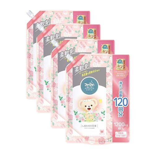 ファーファ ストーリー柔軟剤しあわせの花束1200ml 4個セット
