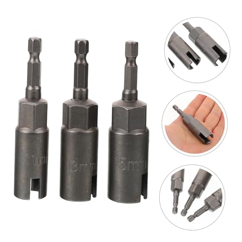 Écrou bloqué solution avec le tournevis à douille à fente NUOBESTY et foret hexagonal - 5