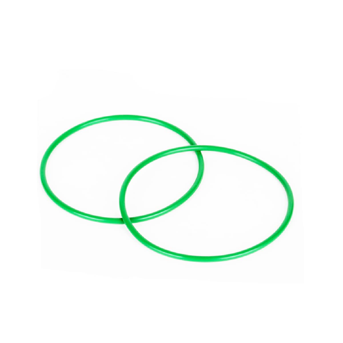 50 PCS O-Rings Fluorine Rubber Washer Round Sealing O Ring 60mm OD 55mm ID 2.5mm Width FKM O Rings Seal Grommets Gasket Green