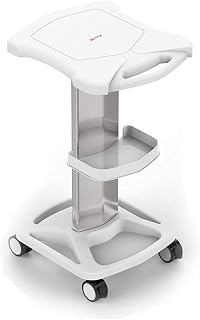 Beauty Rolling Equipment Cart,Rolling Salon Instrument Trolley with Tray Wheels, Load Bearing: 100 Kg/White/46 * 38 * 73Cm, White, 46 * 38 * 73Cm ()
