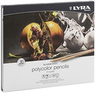 Lyra Rembrandt Polycolor Lápis de Cor Estojo Lata 24 Cores