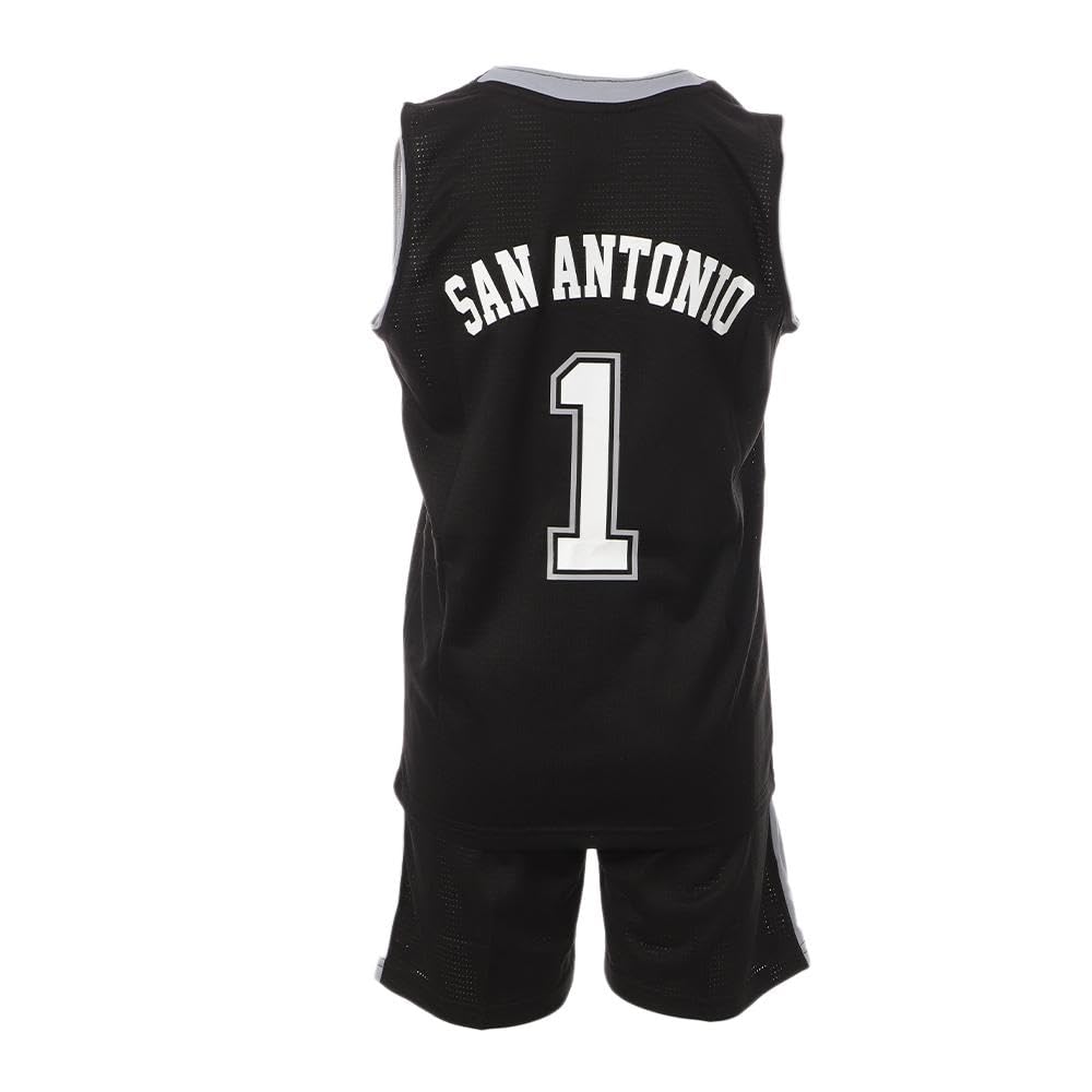 San Antonio Ensemble de basket Noir Enfant