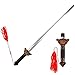 KierHunter Retractable Sword, Tai Chi Kung Fu Martial Arts Magic Sword for Exercises Performance Halloween (Stainless Steel)