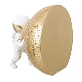 STOBOK Support De Jeux De Bureau Supports Dorés Blancs Supports D'Extrémité De Modèle Livre Figurine Vivante Statue Vidéo Serre-Livres D'Astronaute Décorations Jouet Décor Films