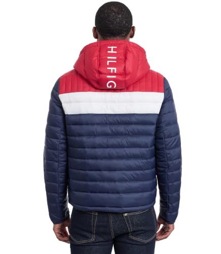 Image of Tommy Hilfiger Men's Down Alternative Hooded Puffer Jacket (Standard and Big & Tall)