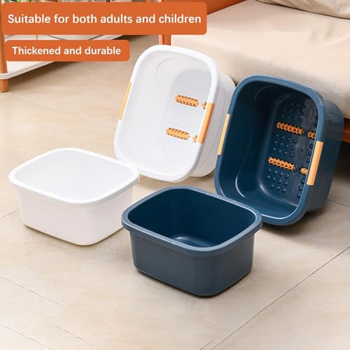 Cubeta para Baño de Pies Azul Oscuro Grande miniatura 4
