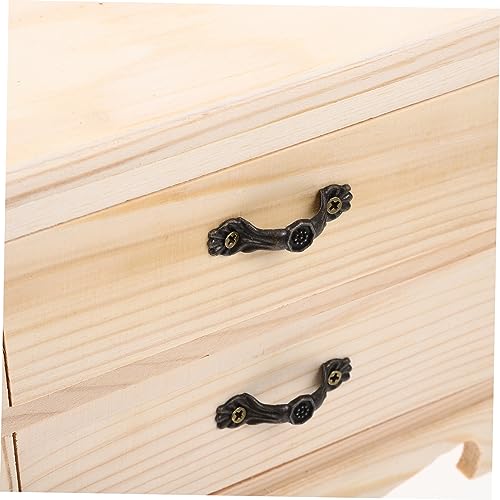 Boîte à bijoux bois de qualité supérieure, contenant de rangement commode - 6