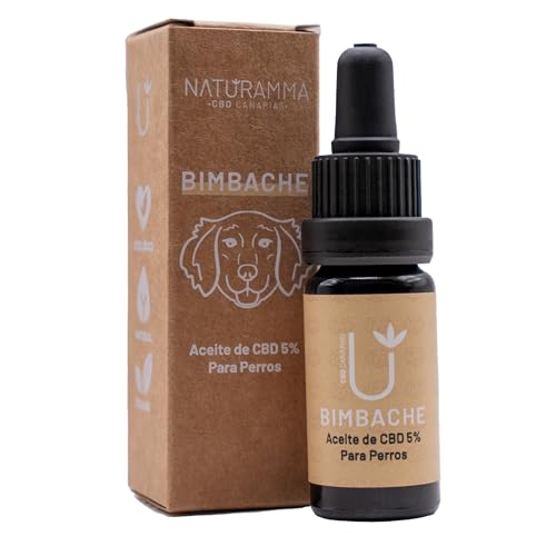 Naturamma Aceite CBD Perros Grandes (más de 20kg) 5% | Calmante y Relajante | Cuidado de articulaciones | Mejora del sueño y ansiedad | Fórmula 100% Natural y Segura